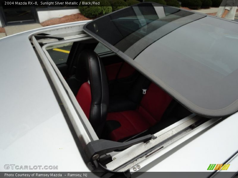 Sunlight Silver Metallic / Black/Red 2004 Mazda RX-8