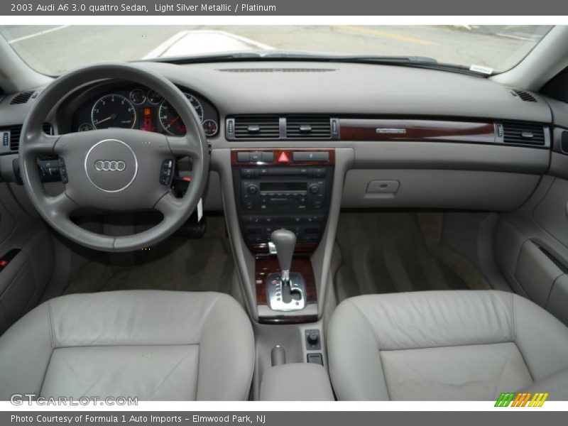 Light Silver Metallic / Platinum 2003 Audi A6 3.0 quattro Sedan