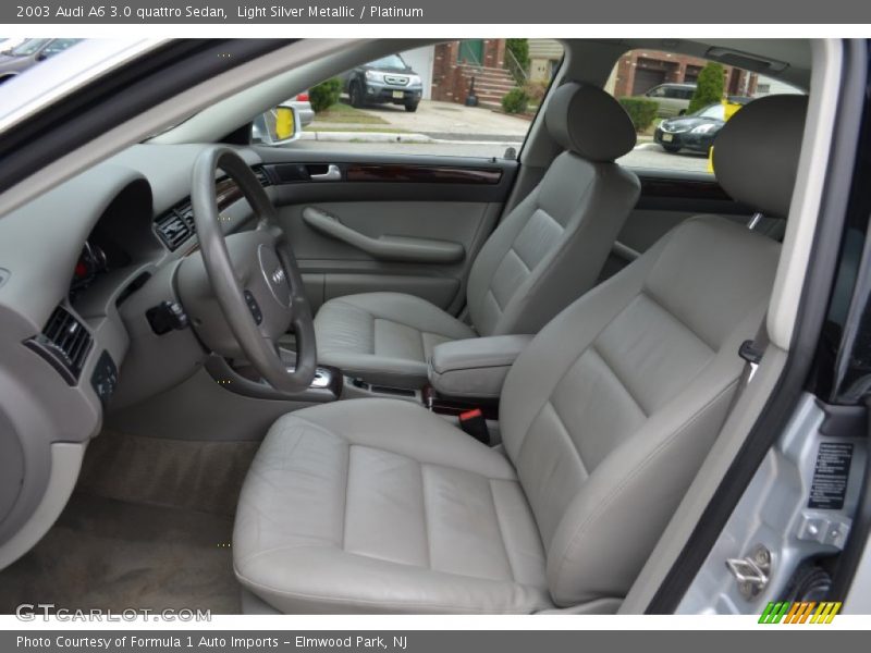 Light Silver Metallic / Platinum 2003 Audi A6 3.0 quattro Sedan