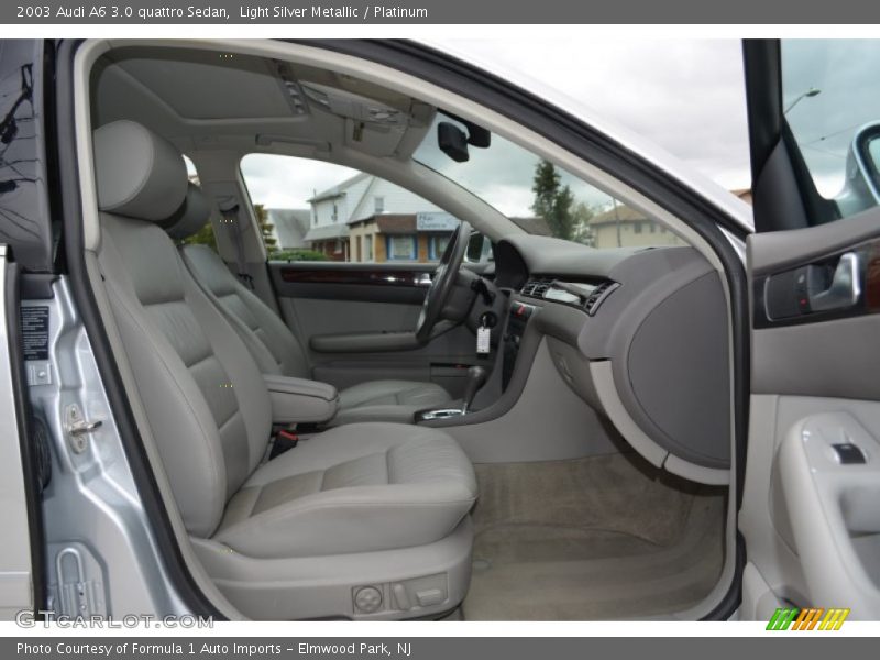 Light Silver Metallic / Platinum 2003 Audi A6 3.0 quattro Sedan