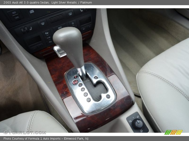 Light Silver Metallic / Platinum 2003 Audi A6 3.0 quattro Sedan