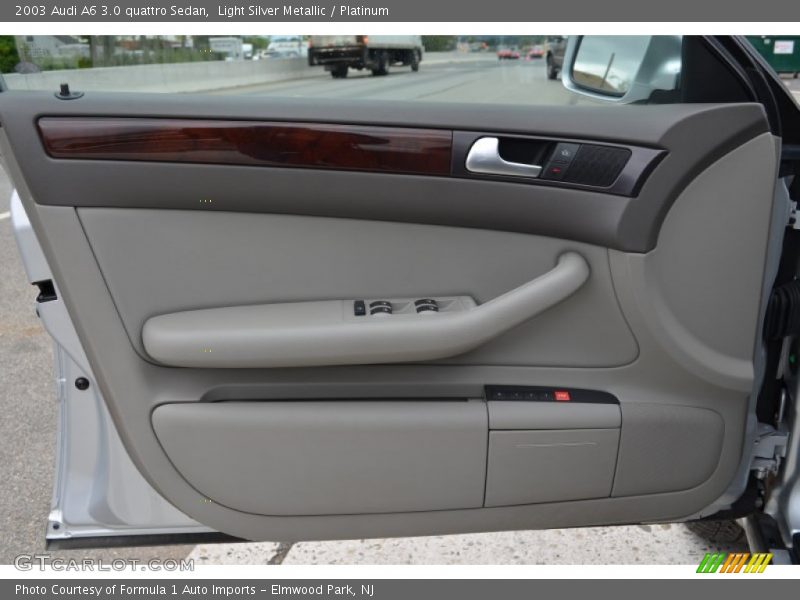 Light Silver Metallic / Platinum 2003 Audi A6 3.0 quattro Sedan