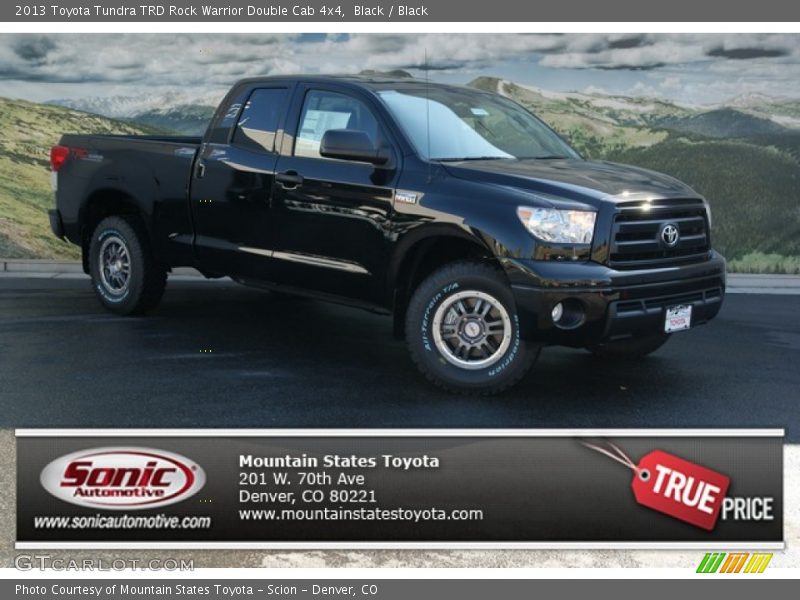 Black / Black 2013 Toyota Tundra TRD Rock Warrior Double Cab 4x4