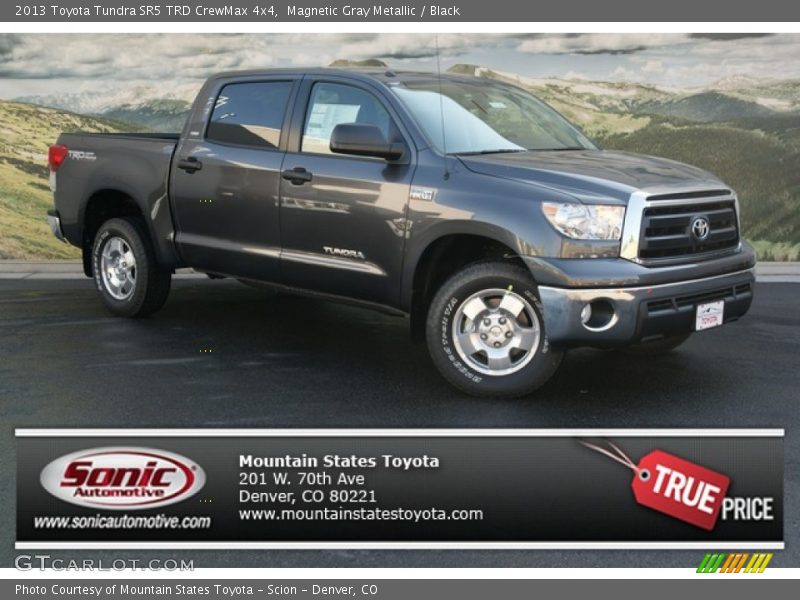Magnetic Gray Metallic / Black 2013 Toyota Tundra SR5 TRD CrewMax 4x4