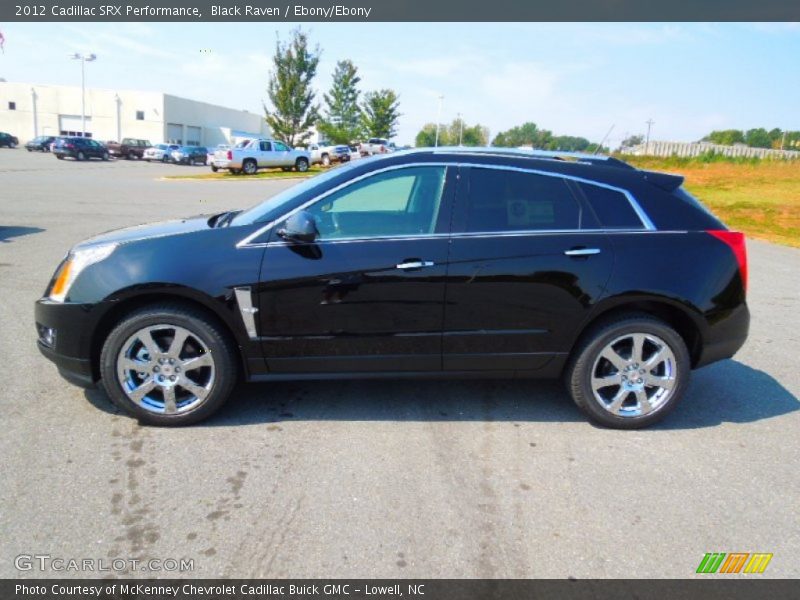 Black Raven / Ebony/Ebony 2012 Cadillac SRX Performance