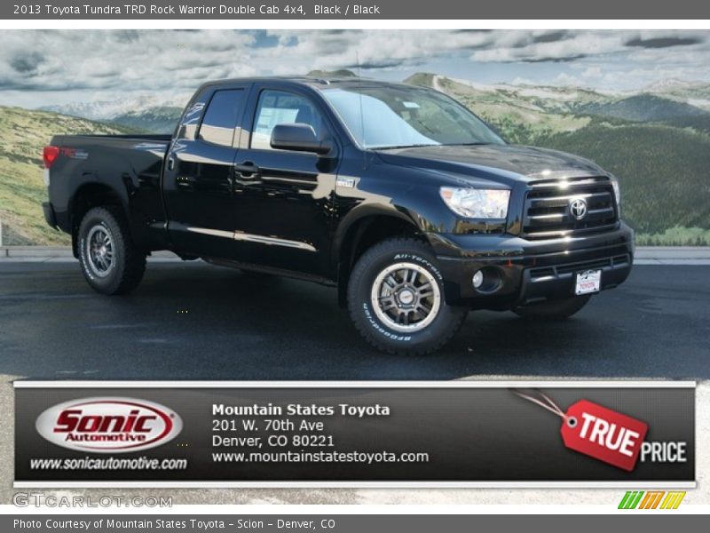 Black / Black 2013 Toyota Tundra TRD Rock Warrior Double Cab 4x4