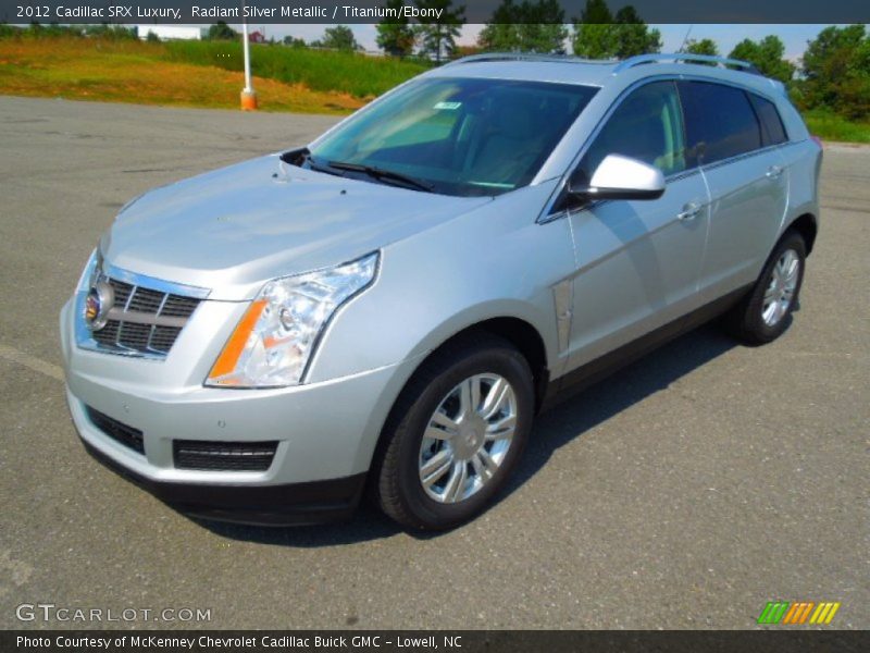 Radiant Silver Metallic / Titanium/Ebony 2012 Cadillac SRX Luxury