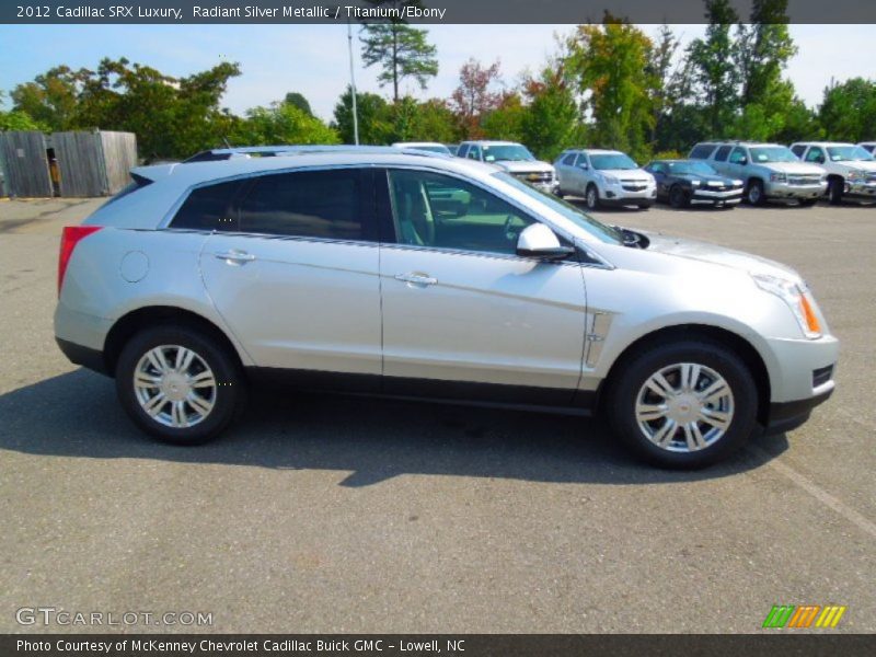 Radiant Silver Metallic / Titanium/Ebony 2012 Cadillac SRX Luxury