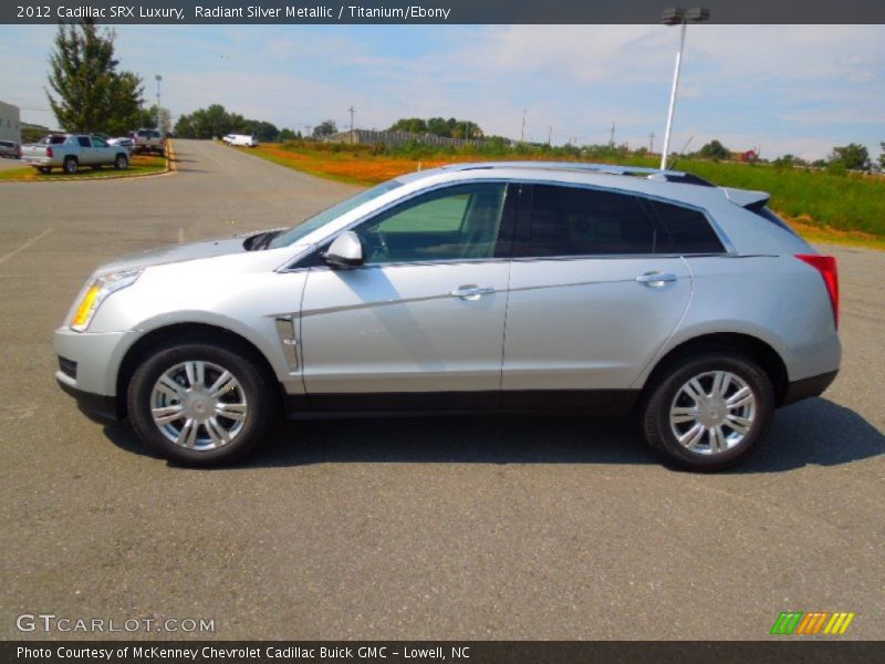 Radiant Silver Metallic / Titanium/Ebony 2012 Cadillac SRX Luxury