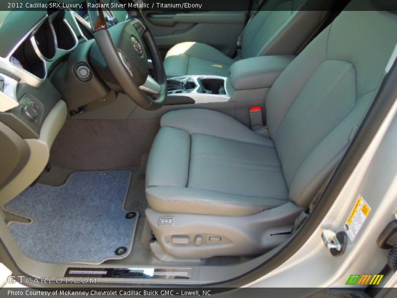 Radiant Silver Metallic / Titanium/Ebony 2012 Cadillac SRX Luxury