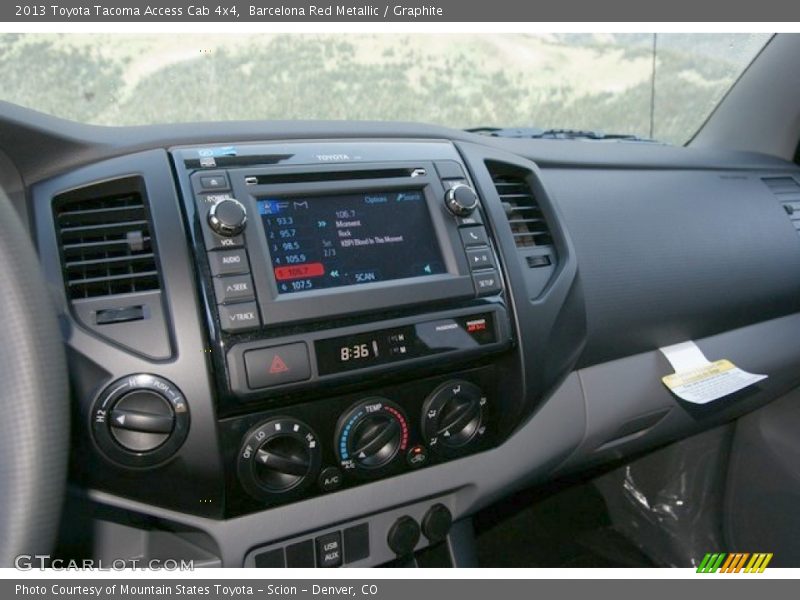 Controls of 2013 Tacoma Access Cab 4x4