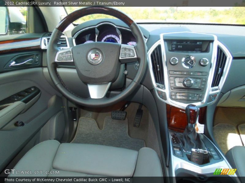 Radiant Silver Metallic / Titanium/Ebony 2012 Cadillac SRX Luxury