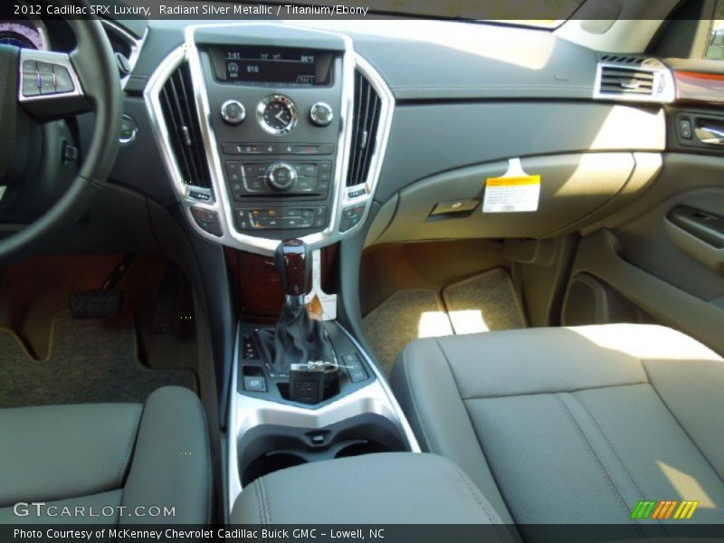 Radiant Silver Metallic / Titanium/Ebony 2012 Cadillac SRX Luxury