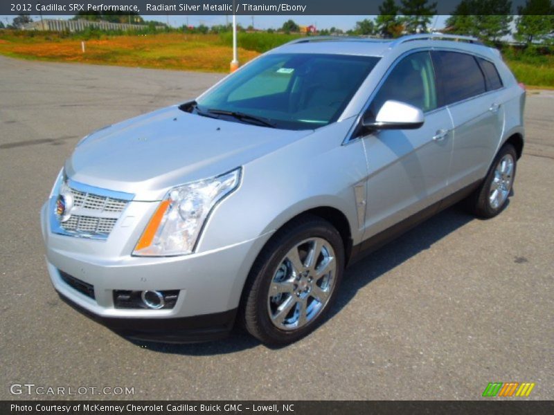 Radiant Silver Metallic / Titanium/Ebony 2012 Cadillac SRX Performance