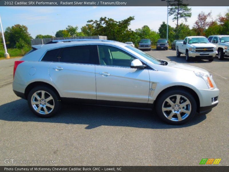 Radiant Silver Metallic / Titanium/Ebony 2012 Cadillac SRX Performance