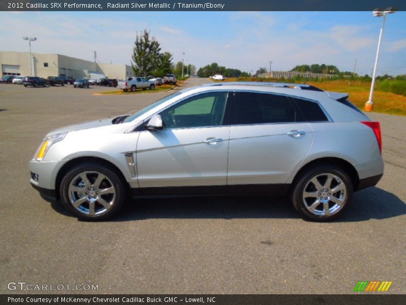 Radiant Silver Metallic / Titanium/Ebony 2012 Cadillac SRX Performance