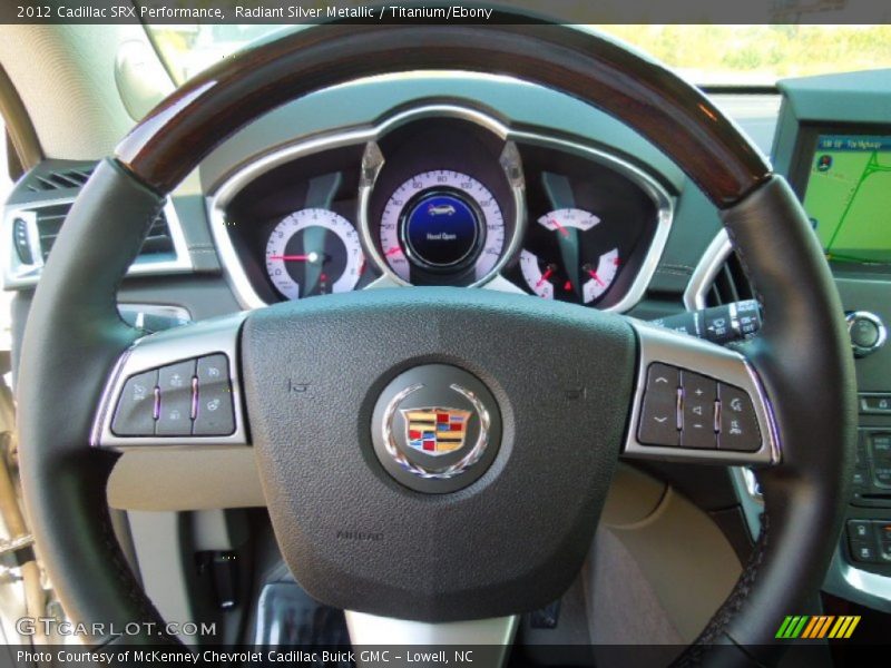 Radiant Silver Metallic / Titanium/Ebony 2012 Cadillac SRX Performance