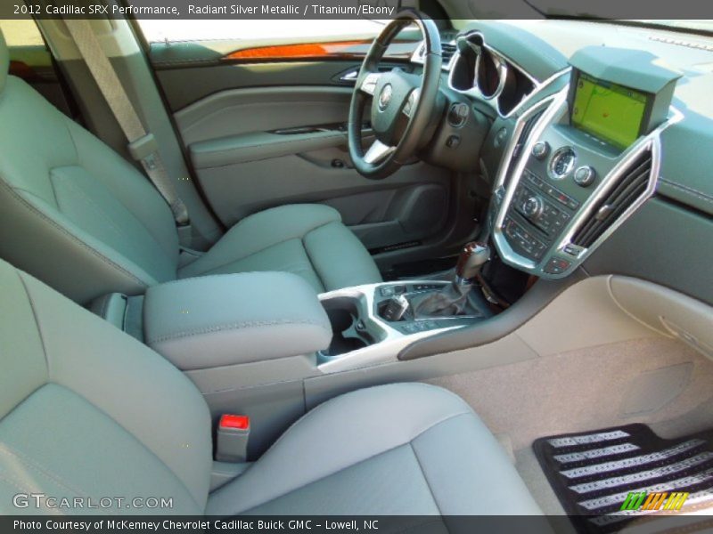 Radiant Silver Metallic / Titanium/Ebony 2012 Cadillac SRX Performance