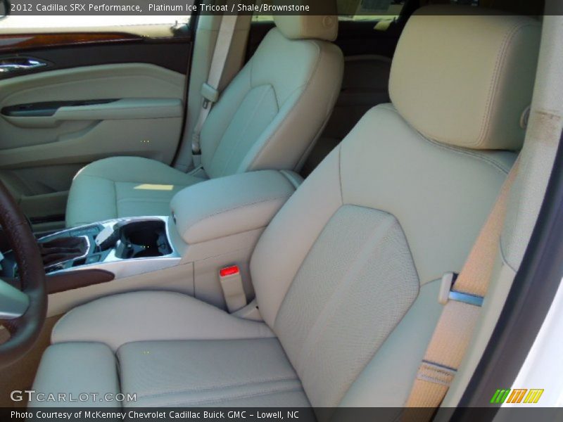 Platinum Ice Tricoat / Shale/Brownstone 2012 Cadillac SRX Performance