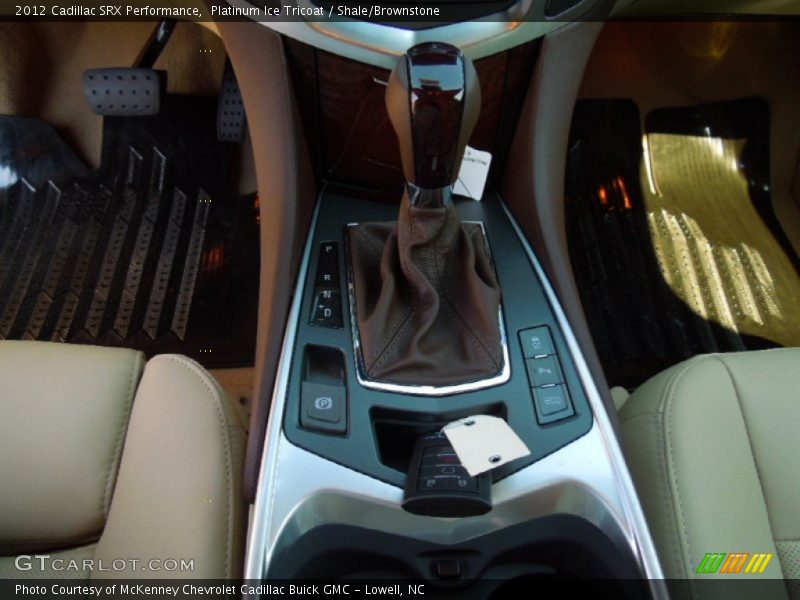 Platinum Ice Tricoat / Shale/Brownstone 2012 Cadillac SRX Performance