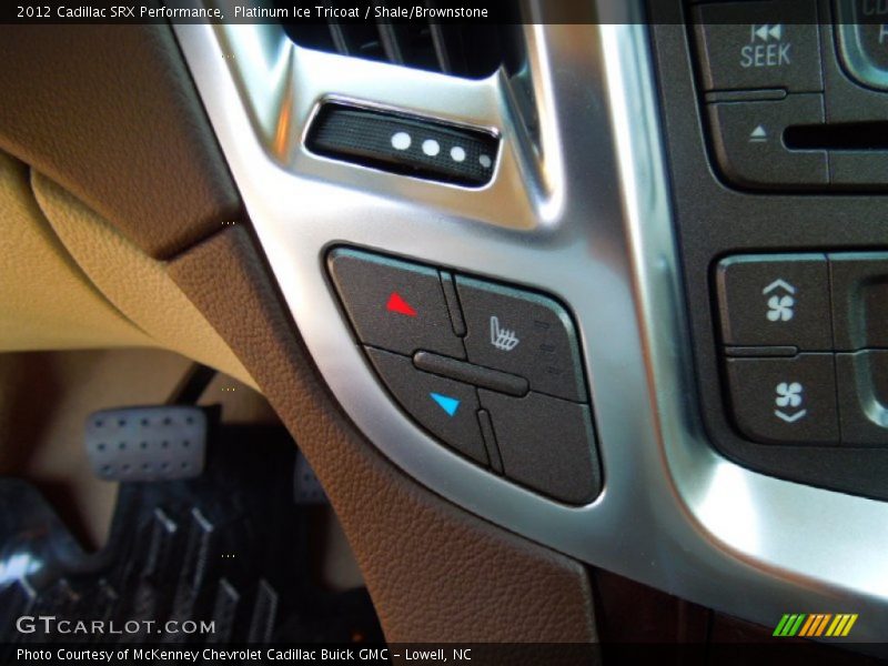 Platinum Ice Tricoat / Shale/Brownstone 2012 Cadillac SRX Performance