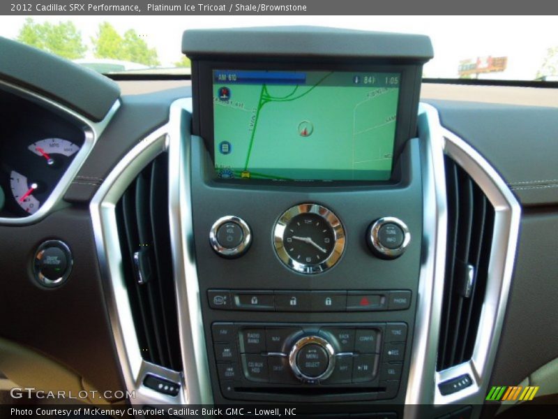 Platinum Ice Tricoat / Shale/Brownstone 2012 Cadillac SRX Performance