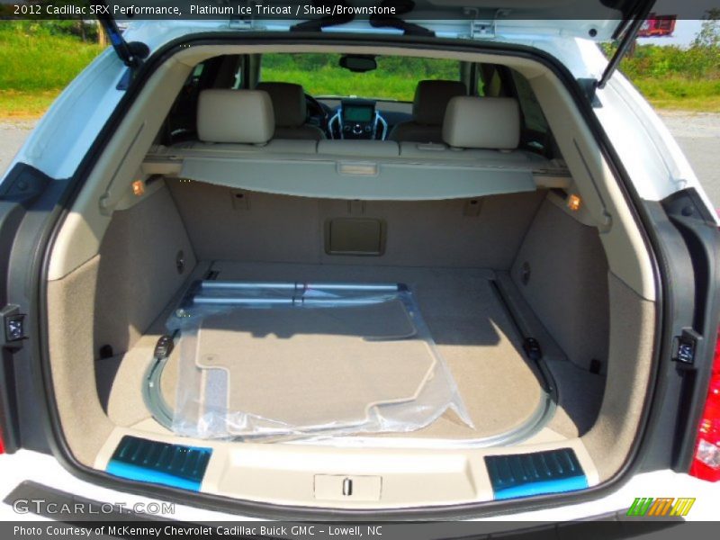 Platinum Ice Tricoat / Shale/Brownstone 2012 Cadillac SRX Performance