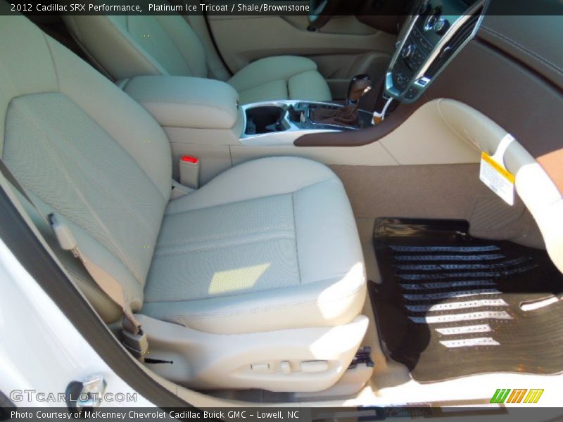 Platinum Ice Tricoat / Shale/Brownstone 2012 Cadillac SRX Performance