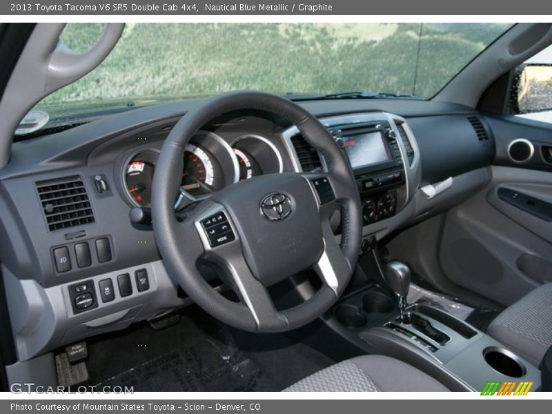 Nautical Blue Metallic / Graphite 2013 Toyota Tacoma V6 SR5 Double Cab 4x4
