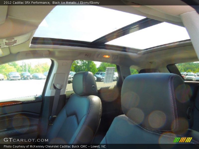 Black Ice Metallic / Ebony/Ebony 2012 Cadillac SRX Performance