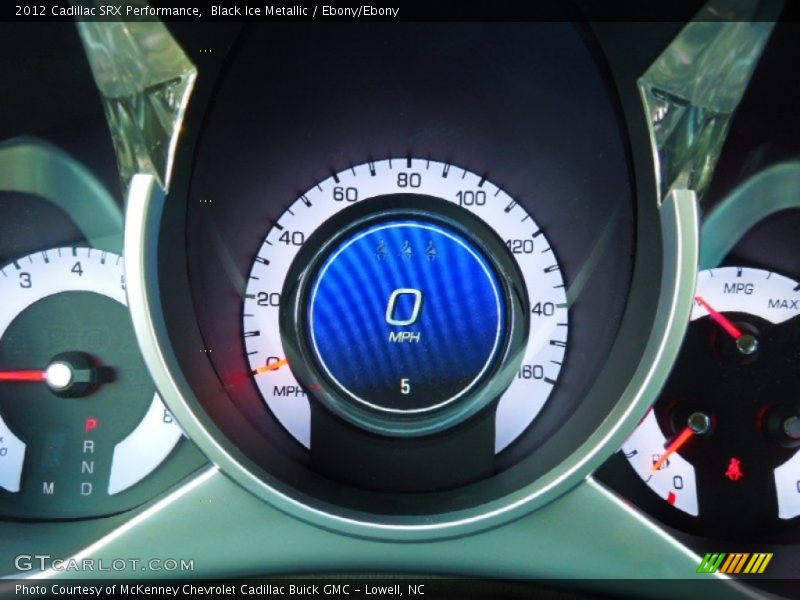 Black Ice Metallic / Ebony/Ebony 2012 Cadillac SRX Performance