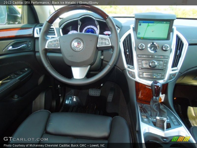 Black Ice Metallic / Ebony/Ebony 2012 Cadillac SRX Performance