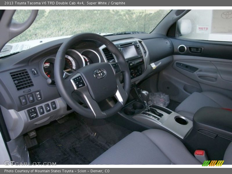 Graphite Interior - 2013 Tacoma V6 TRD Double Cab 4x4 