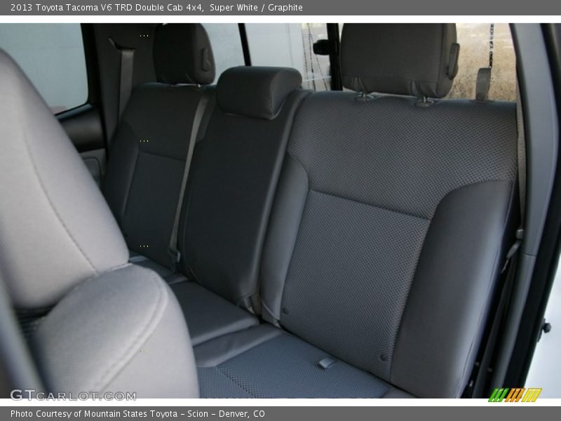 Super White / Graphite 2013 Toyota Tacoma V6 TRD Double Cab 4x4