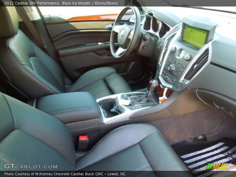 Black Ice Metallic / Ebony/Ebony 2012 Cadillac SRX Performance