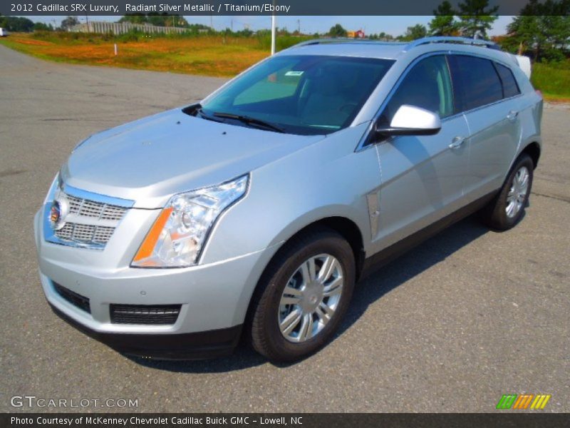 Radiant Silver Metallic / Titanium/Ebony 2012 Cadillac SRX Luxury