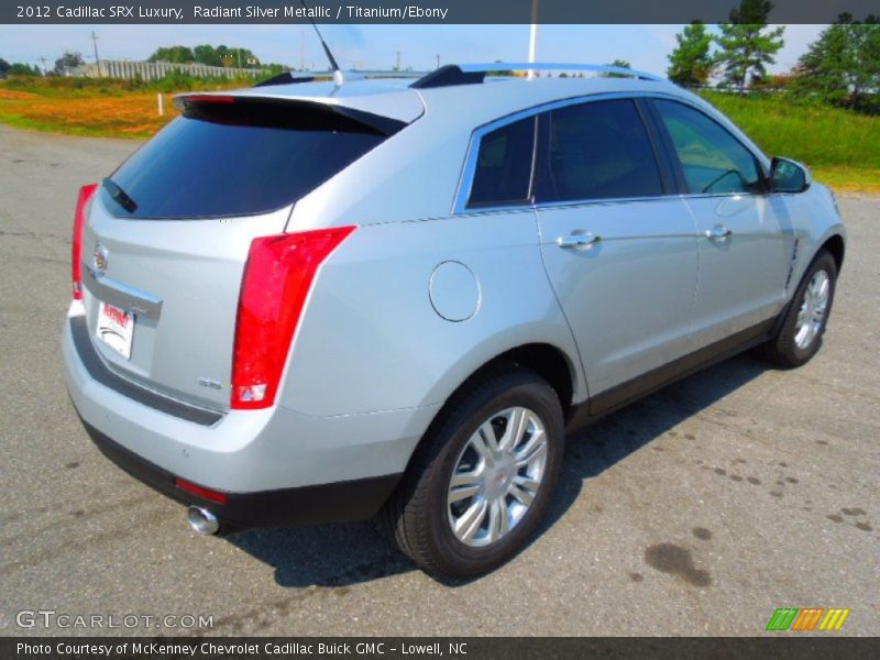 Radiant Silver Metallic / Titanium/Ebony 2012 Cadillac SRX Luxury