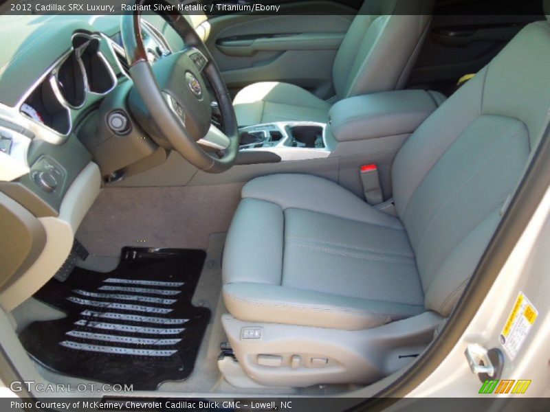 Radiant Silver Metallic / Titanium/Ebony 2012 Cadillac SRX Luxury