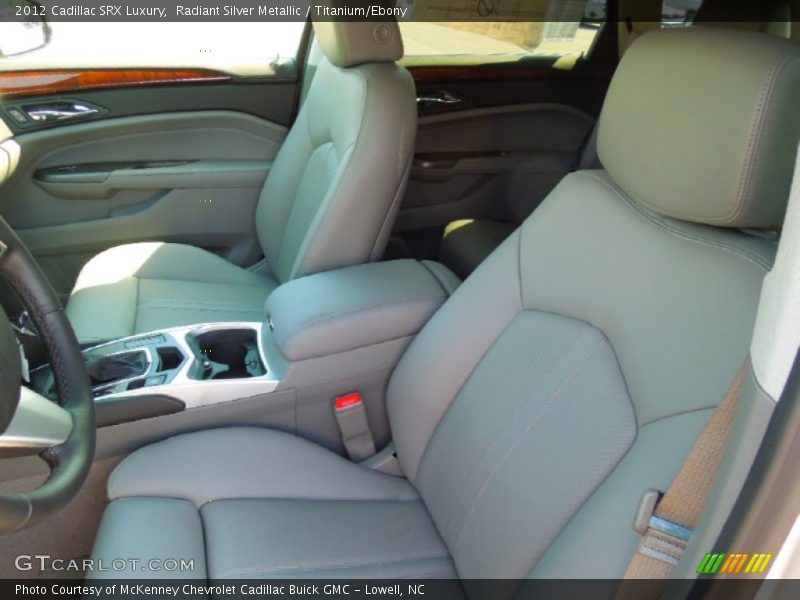 Radiant Silver Metallic / Titanium/Ebony 2012 Cadillac SRX Luxury