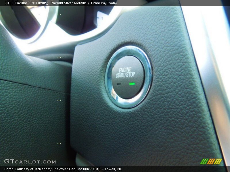 Radiant Silver Metallic / Titanium/Ebony 2012 Cadillac SRX Luxury