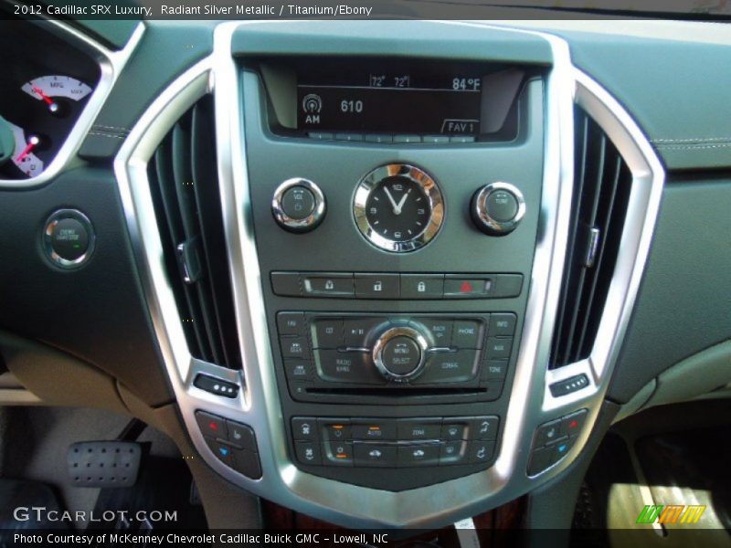 Radiant Silver Metallic / Titanium/Ebony 2012 Cadillac SRX Luxury