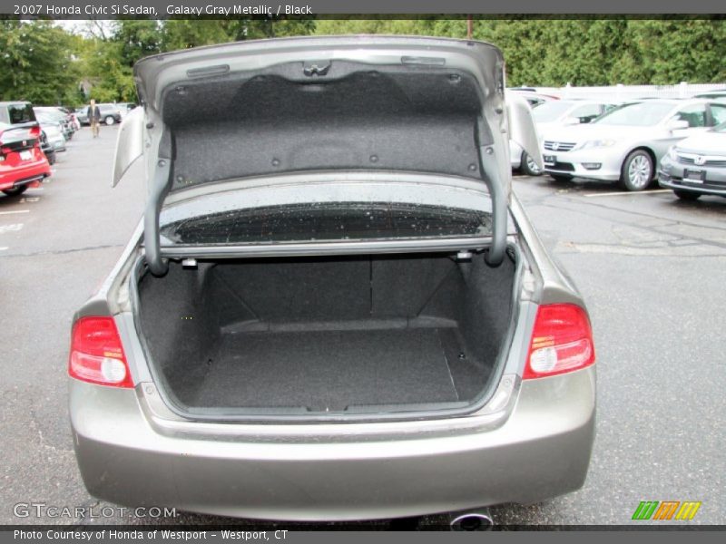 Galaxy Gray Metallic / Black 2007 Honda Civic Si Sedan