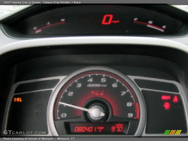  2007 Civic Si Sedan Si Sedan Gauges