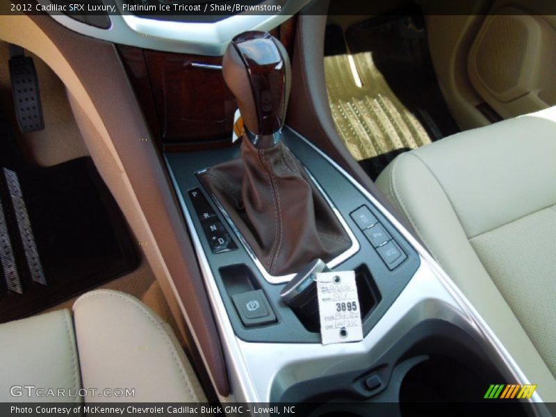 Platinum Ice Tricoat / Shale/Brownstone 2012 Cadillac SRX Luxury