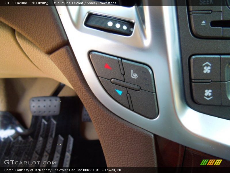 Platinum Ice Tricoat / Shale/Brownstone 2012 Cadillac SRX Luxury