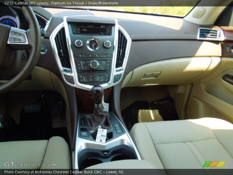 Platinum Ice Tricoat / Shale/Brownstone 2012 Cadillac SRX Luxury