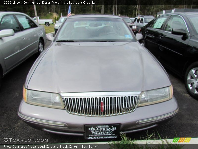 Desert Violet Metallic / Light Graphite 1996 Lincoln Continental