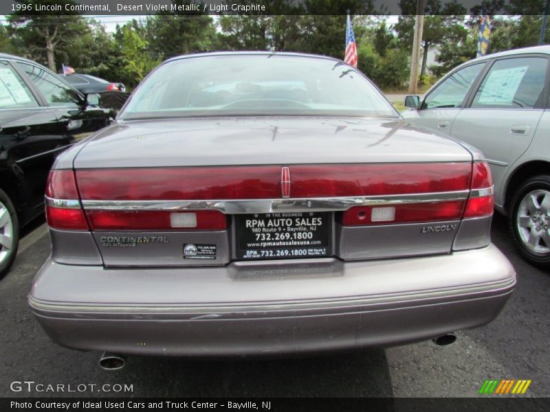 Desert Violet Metallic / Light Graphite 1996 Lincoln Continental