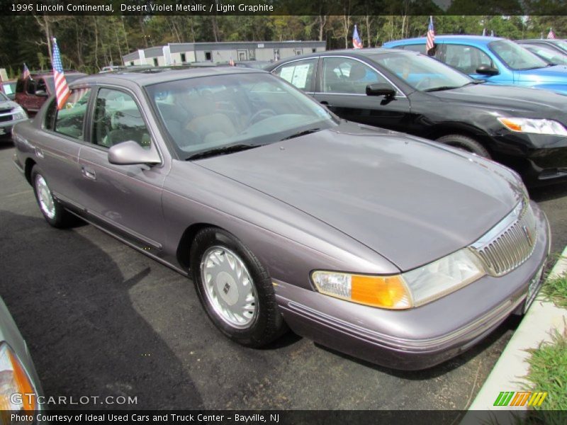 Desert Violet Metallic / Light Graphite 1996 Lincoln Continental