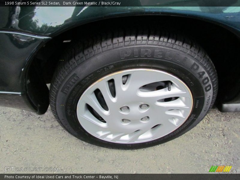Dark Green Metallic / Black/Gray 1998 Saturn S Series SL2 Sedan